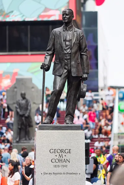 George M. Cohan Statue