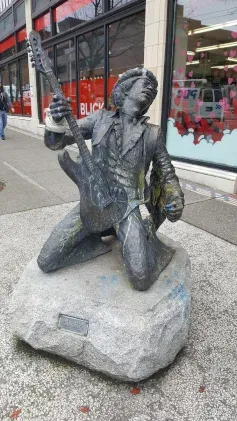 Jimi Hendrix Statue, Seattle