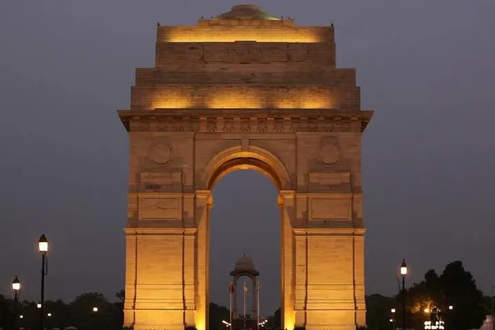 The Change of Guard Ceremony at the Presidential Palace in New Delhi