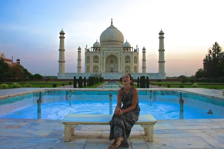 Taj Mahal Sunrise Tour From Delhi By Car with Entrances