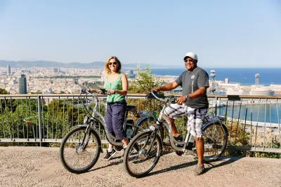Barcelona Electric Bike Tour: Scenic Montjuic Panoramic Views