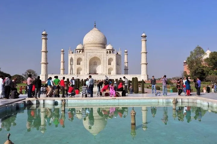 Sunrise Taj Mahal and Agra Fort Private Tour from Delhi
