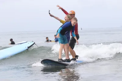 Semi-Private Surf Lesson at Kalama Park in Kihei