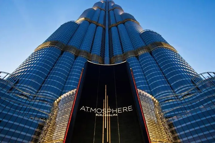 AtMosphere Lounge at 122nd floor of Burj Khalifa Tower with Private Transfers