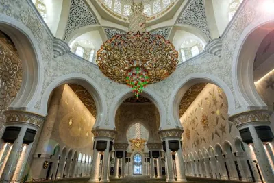 Abu Dhabi Sheikh Zayed Mosque tour Ferrari world outside visit