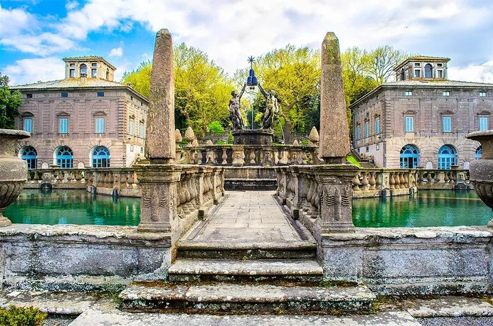 Day Trip from Rome to Viterbo, Bagnaia, Thermal Baths & Lake Vico w hotel pickup