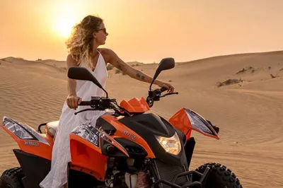 Red Dunes Quad Bike Safari with BBQ & Ferrari world ( 2 Days Tour )