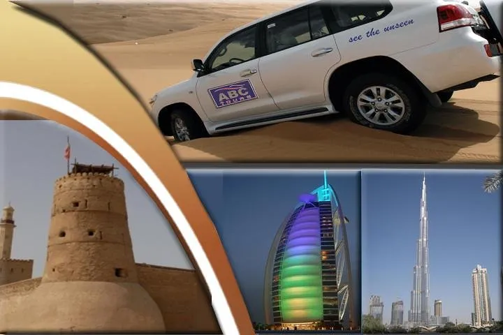 Dubai City Tour (Old & New) Desert Safari, BBQ, Camel Ride, Shows