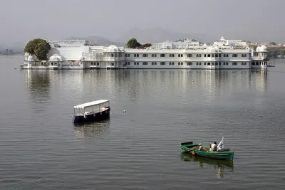 Sunset Boat Ride On Lake Pichola In Udaipur