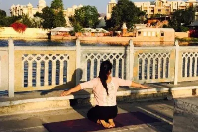 Morning Or Evening Yoga Overlooking Lake Pichola, Udaipur
