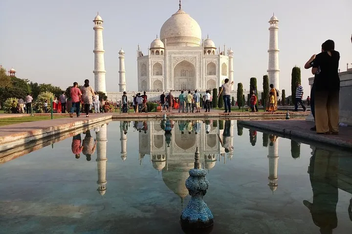 Golden Triangle covering Taj Mahal (One of the 7 wonders of world)