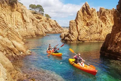 Costa Brava Tour with Kayak, Lagoon Snorkeling & Rock Jumps