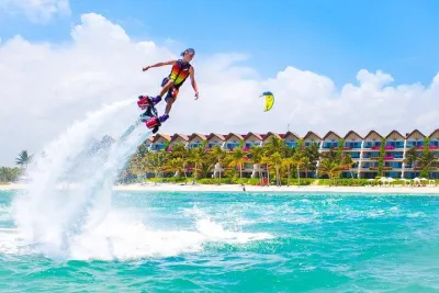 Flyboard in Cancun! Activity with equipment and instructor