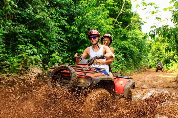 Horseback riding and ATV in the jungle, Ziplines, Cenote & Lunch