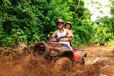 Horseback riding and ATV in the jungle, Ziplines, Cenote & Lunch