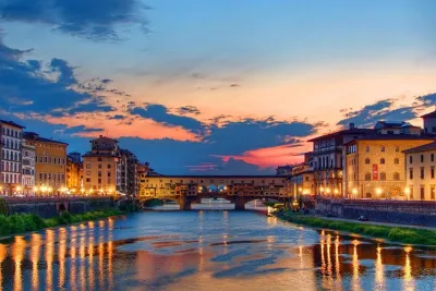 Sunset Stroll in Florence