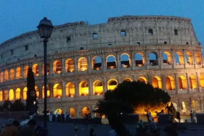 Colosseum by night with Underground Access and Arena Floor