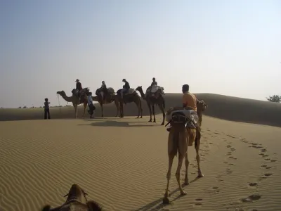 Shahi Over Night camel safari non touristic sand dune