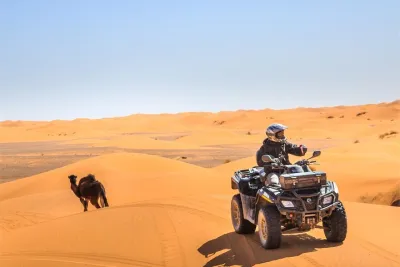 Dubai Red Dune Safari, ATV Quadbiking 10 mins, BBQ, shows