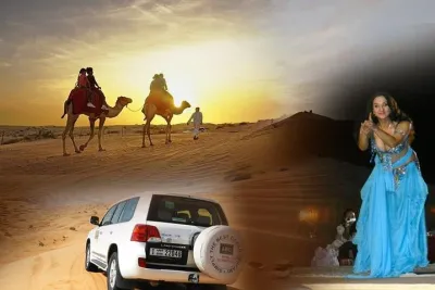 Dubai Desert Safari, ATV open desert, Camel ride, Shows & BBQ