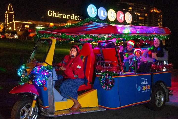 Private San Francisco Holiday Lights Tour - Lucky Tuk Tuk (max 6)