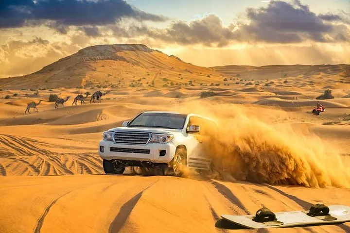 Dubai 4x4 Desert Safari Premium Bedouin Camp 5*BBQ Buffet Dinner