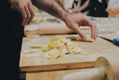 Pasta Making & Wine Tasting with Dinner in Frascati from Rome