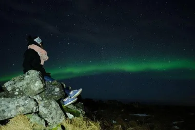 Private Northern lights with photographs