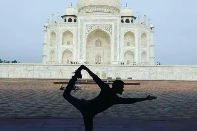 Yoga class in Agra