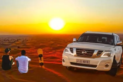 Red Dune Desert Safari & Quad Bike, BBQ Dinner. Camel Ride, Sandboarding