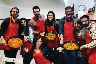 Barcelona : Paella Cooking Experience + Boqueria Market Exclusive Tour