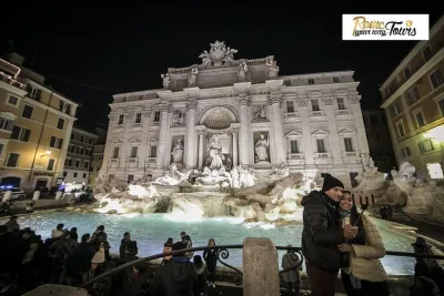 Rome Evening Panoramic Walking Tour Including Trevi Fountain and Spanish Steps