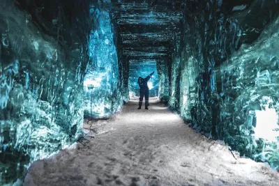 Gullfoss: Langjokull Glacier Ice Cave and Snowmobile Guided Tour