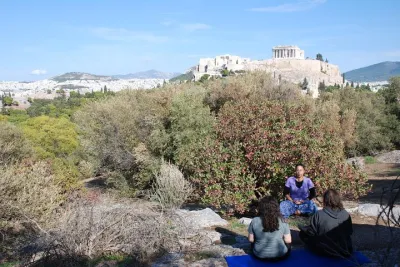 Ancient Greek Meditation & Theta Healing intro at the sacred hill of Acropolis