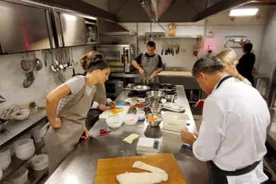 4 - Courses Dinner Interactive Cooking Lesson In Florence