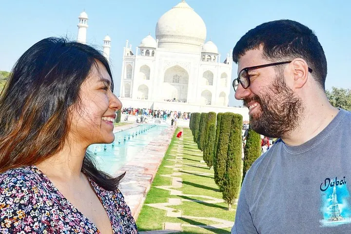 Taj Mahal Sunrise and Sunset : Overnight Agra Trip from Delhi