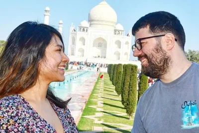 Taj Mahal Sunrise and Sunset : Overnight Agra Trip from Delhi