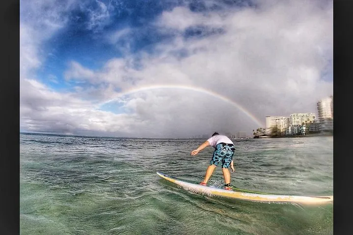 Surf Lessons in Hawaii Paddle Assisted