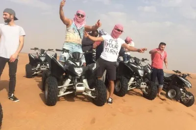 Evening Red Desert Safari With Quad Bike