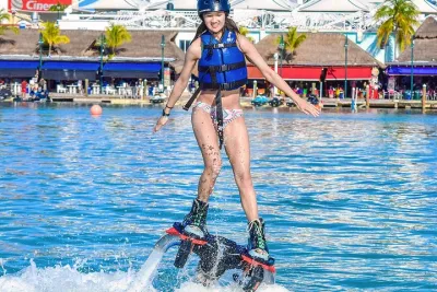Extreme Flyboard Activity: Training, Equipment, Instructor.
