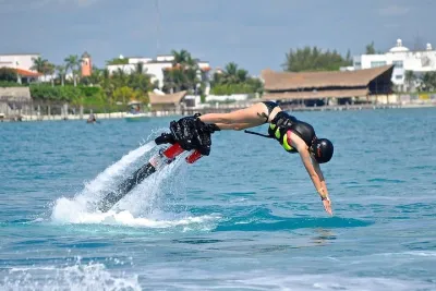 Flyboard activity in Cancun. Includes Training and Equipment