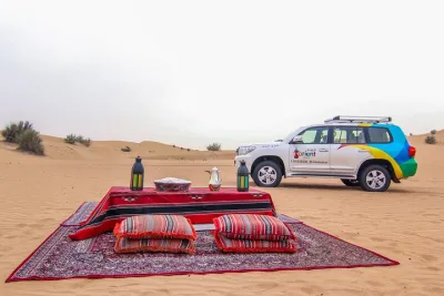 Dubai Private Premium Desert Safari with BBQ Dinner in 4WD
