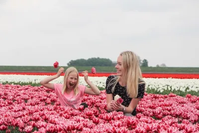 Keukenhof and Zaanse Schans Windmills Guided Tour with local