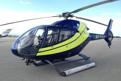 Private Helicopter Transfer from Athens to Tinos