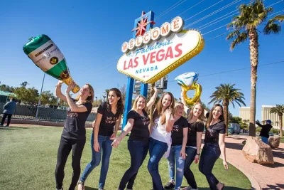 Las Vegas Strip by Super Stretch Limo with Personal Photographer