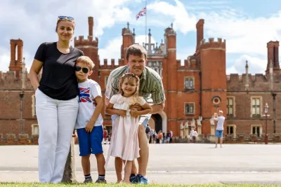 Hampton Court Palace & Windsor Castle Private Car Tour from London