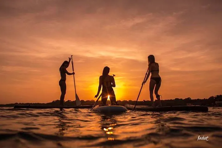 Miami Beach: Illuminated Sunset Paddleboard Tour