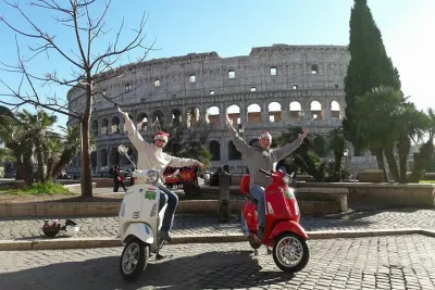 Rome Vespa Primavera 125 cc Rental - 72 Hours Rental