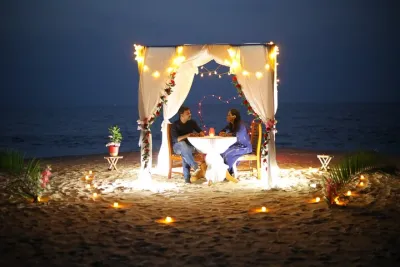 Private candle light dinner