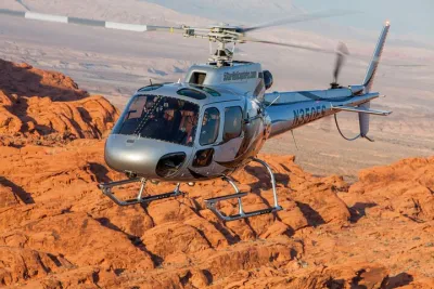 Valley of Fire Helicopter Tour and Landing with Champagne Toast